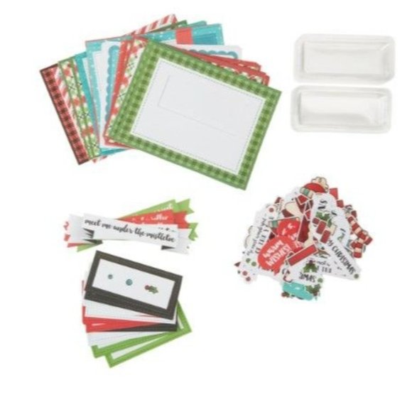LDRS Creative Giftable Christmas Card Kit 20 Card Bases & 20 Gift Pouches - Picture 1 of 1
